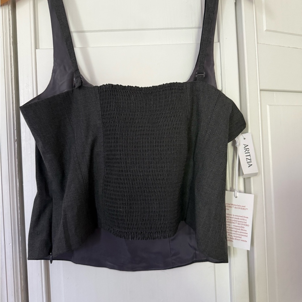 Aritzia Sunday Best Roulade Tailored Top - Picture 3 of 5